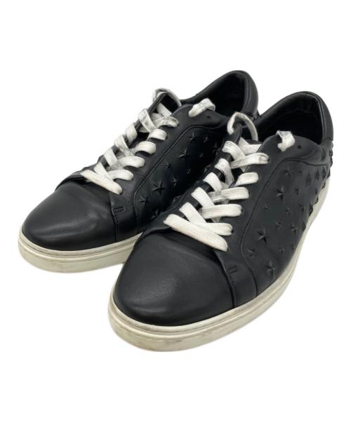 JIMMY CHOO（ジミーチュウ）JIMMY CHOO (ジミーチュウ) ローカットスタースニーカー ブラック サイズ:43の古着・服飾アイテム