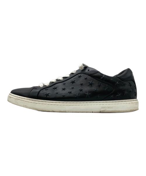 JIMMY CHOO（ジミーチュウ）JIMMY CHOO (ジミーチュウ) ローカットスタースニーカー ブラック サイズ:43の古着・服飾アイテム