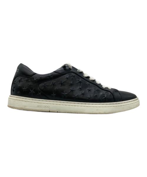 JIMMY CHOO（ジミーチュウ）JIMMY CHOO (ジミーチュウ) ローカットスタースニーカー ブラック サイズ:43の古着・服飾アイテム