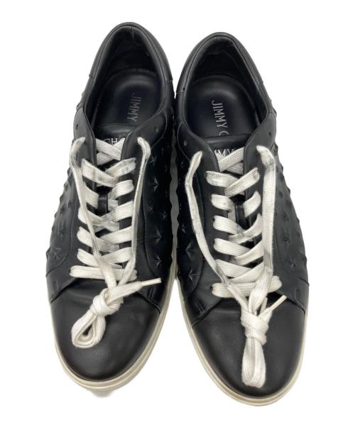 JIMMY CHOO（ジミーチュウ）JIMMY CHOO (ジミーチュウ) ローカットスタースニーカー ブラック サイズ:43の古着・服飾アイテム