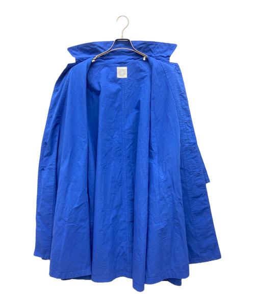 ORCIVAL（オーシバル）ORCIVAL (オーシバル) ガーメントダイ コットン Aライン ラグランコート ブルー サイズ:1の古着・服飾アイテム