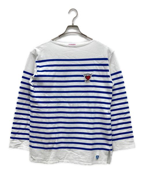 ORCIVAL（オーシバル）ORCIVAL (オーシバル) ANDRE (アンドレ) バスクシャツ ホワイト サイズ:6の古着・服飾アイテム