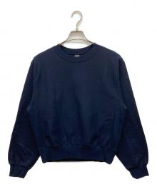 blurhms ROOTSTOCK（ブラームスルーツストック）の古着「Thin-Sweat Crew-Neck」｜ネイビー