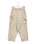 Lauren Manoogianローレン マヌージアン）の古着「Rib Pocket Detail Pants」｜アイボリー
