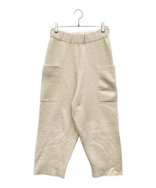 Lauren Manoogian（ローレン マヌージアン）Lauren Manoogian (ローレン マヌージアン) Rib Pocket Detail Pants アイボリー サイズ:1の古着・服飾アイテム