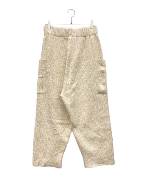 Lauren Manoogian（ローレン マヌージアン）Lauren Manoogian (ローレン マヌージアン) Rib Pocket Detail Pants アイボリー サイズ:1の古着・服飾アイテム