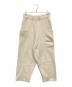 Lauren Manoogian（ローレン マヌージアン）の古着「Rib Pocket Detail Pants」｜アイボリー