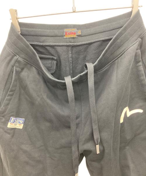 EVISU（エヴィス）EVISU (エヴィス) Seagull and Handbrushed Daicock Print Regular Fit Sweatpants ブラック サイズ:Mの古着・服飾アイテム