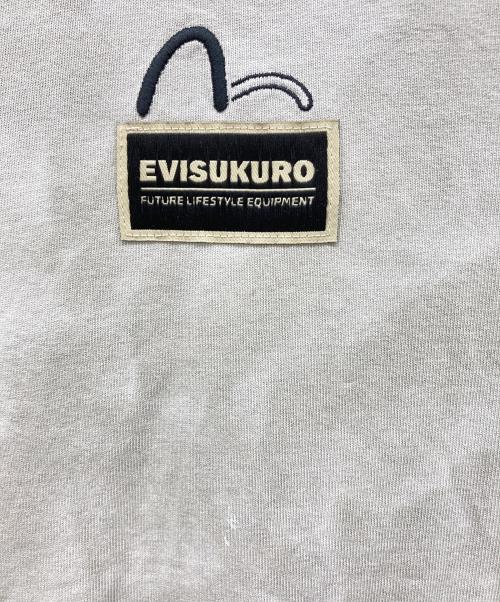 EVISU（エヴィス）EVISU (エヴィス) Tie-Dye with Seagull Loose Fit T-shirt グレー サイズ:Ｓ 170/100Cの古着・服飾アイテム