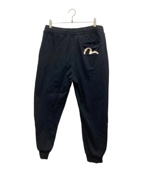 EVISU（エヴィス）EVISU (エヴィス) Seagull Print Jogger Pants ブラック サイズ:Ｌ 175/80Aの古着・服飾アイテム