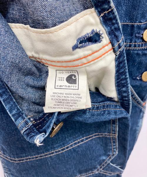 CarHartt（カーハート）CarHartt (カーハート) デニムオーバーオール 100周年記念 インディゴ サイズ:32×34（W83,H101）の古着・服飾アイテム