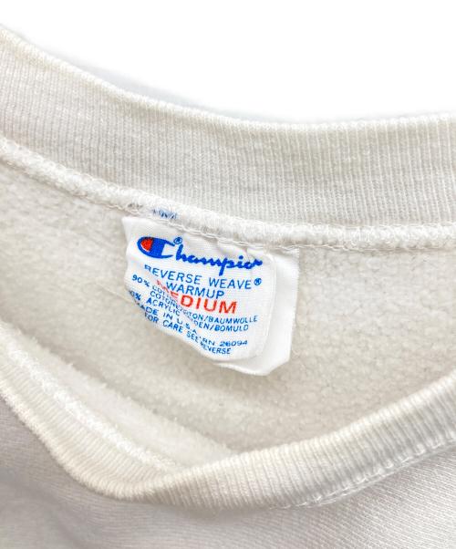 Champion（チャンピオン）Champion (チャンピオン) ノースリーブリバースウィーブスウェット ホワイト サイズ:MEDIUMの古着・服飾アイテム