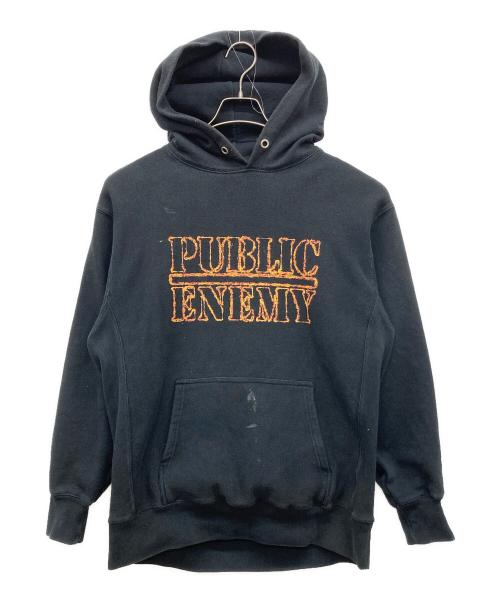 APPLEBUM（アップルバム）APPLEBUM (アップルバム) Fire Logo Sweat Parka ブラック サイズ:XLの古着・服飾アイテム