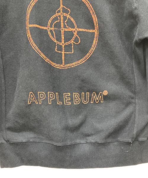 APPLEBUM（アップルバム）APPLEBUM (アップルバム) Fire Logo Sweat Parka ブラック サイズ:XLの古着・服飾アイテム