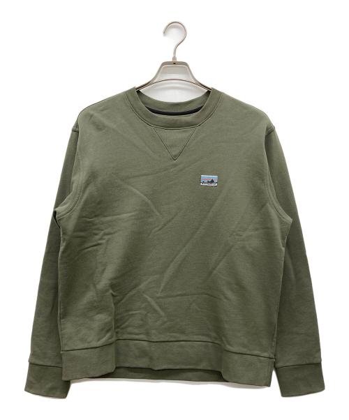Patagonia（パタゴニア）Patagonia (パタゴニア) DAILY CREWNECK SWEATSHIRT オリーブ サイズ:Sの古着・服飾アイテム
