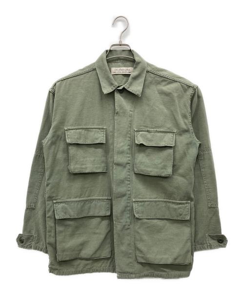 REMI RELIEF（レミレリーフ）REMI RELIEF (レミレリーフ) Military Shirt Jacket Cotton オリーブ サイズ:Sの古着・服飾アイテム