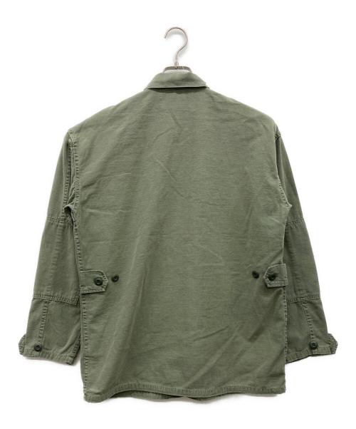 REMI RELIEF（レミレリーフ）REMI RELIEF (レミレリーフ) Military Shirt Jacket Cotton オリーブ サイズ:Sの古着・服飾アイテム