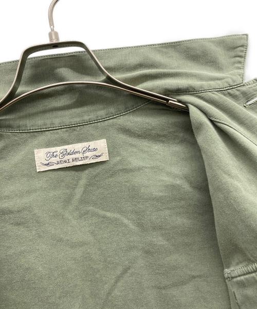REMI RELIEF（レミレリーフ）REMI RELIEF (レミレリーフ) Military Shirt Jacket Cotton オリーブ サイズ:Sの古着・服飾アイテム