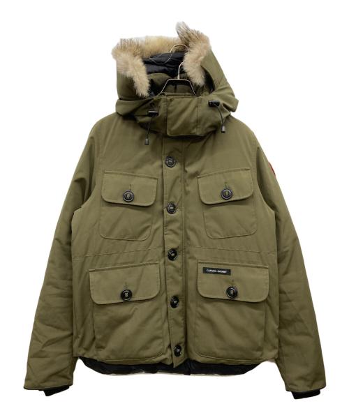 CANADA GOOSE（カナダグース）CANADA GOOSE (カナダグース) RUSSELL PARKA オリーブ サイズ:Lの古着・服飾アイテム