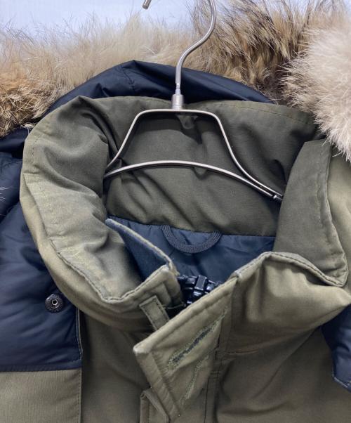 CANADA GOOSE（カナダグース）CANADA GOOSE (カナダグース) RUSSELL PARKA オリーブ サイズ:Lの古着・服飾アイテム