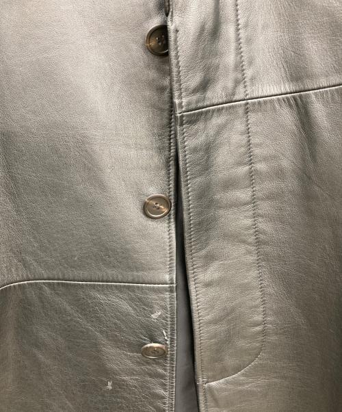 PAUL SMITH（ポールスミス）Paul Smith (ポールスミス) レザーコート ブラック サイズ:Lの古着・服飾アイテム