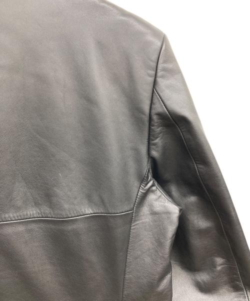 PAUL SMITH（ポールスミス）Paul Smith (ポールスミス) レザーコート ブラック サイズ:Lの古着・服飾アイテム