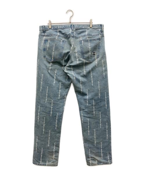 SUPREME（シュプリーム）Supreme (シュプリーム) Logo Stripe Jacquard Regular Jean インディゴ サイズ:W36の古着・服飾アイテム