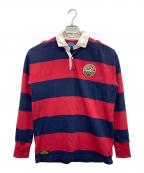 POLO RALPH LAURENポロ・ラルフローレン）の古着「ラガーシャツ」｜レッド×ネイビー