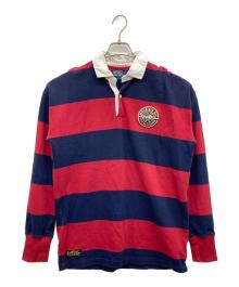 POLO RALPH LAUREN（ポロ・ラルフローレン）の古着「ラガーシャツ」｜レッド×ネイビー