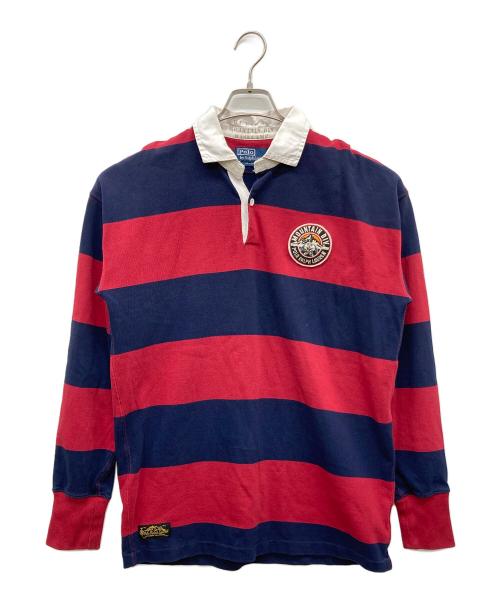 POLO RALPH LAUREN（ポロ・ラルフローレン）POLO RALPH LAUREN (ポロ・ラルフローレン) ラガーシャツ レッド×ネイビー サイズ:Sの古着・服飾アイテム