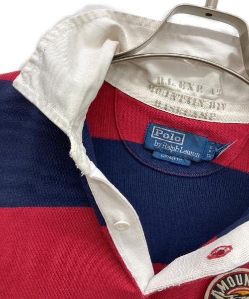 POLO RALPH LAUREN（ポロ・ラルフローレン）POLO RALPH LAUREN (ポロ・ラルフローレン) ラガーシャツ レッド×ネイビー サイズ:Sの古着・服飾アイテム