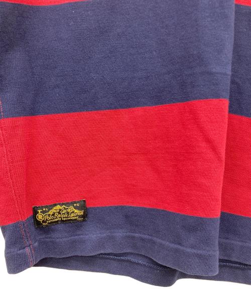 POLO RALPH LAUREN（ポロ・ラルフローレン）POLO RALPH LAUREN (ポロ・ラルフローレン) ラガーシャツ レッド×ネイビー サイズ:Sの古着・服飾アイテム
