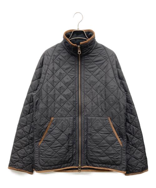 POLO RALPH LAUREN（ポロ・ラルフローレン）POLO RALPH LAUREN (ポロ・ラルフローレン) エルボーパッチ付きキルティングジャケット ブラウン サイズ:Ｌの古着・服飾アイテム