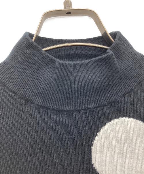 HUGO BOSS（ヒューゴ ボス）HUGO BOSS (ヒューゴ ボス) ハイネックニット ブラック サイズ:XSの古着・服飾アイテム