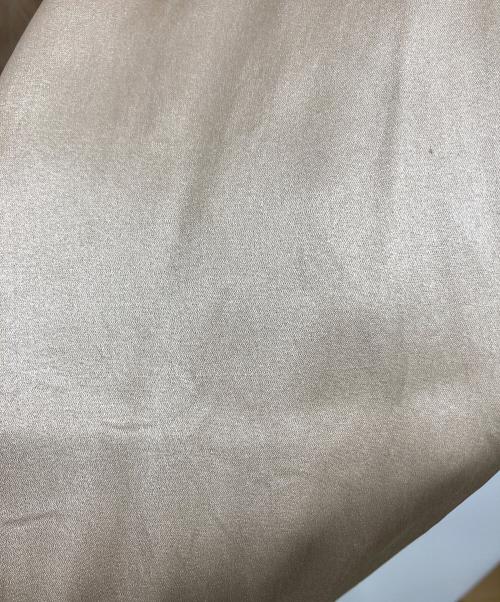 BOSS HUGO BOSS（ボス ヒューゴボス）BOSS HUGO BOSS (ボス ヒューゴボス) シルクシャツ ベージュ サイズ:36の古着・服飾アイテム