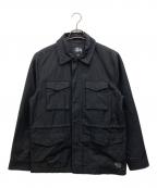 stussyステューシー）の古着「ファティーグジャケット」｜ブラック
