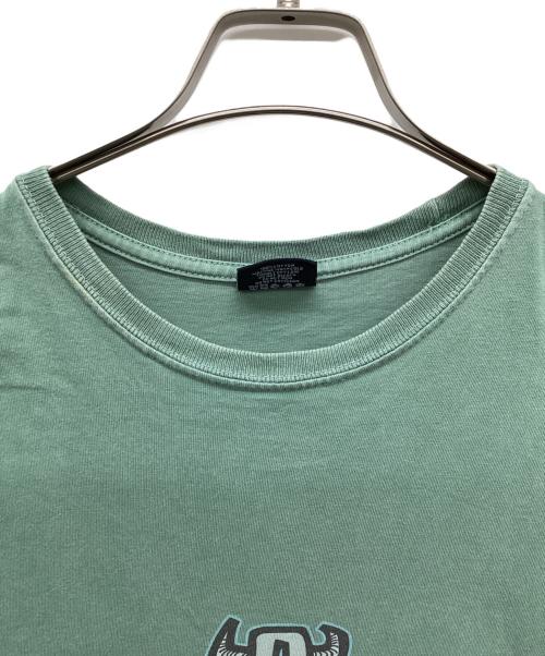 stussy（ステューシー）stussy (ステューシー) プリントTシャツ ミントグリーン サイズ:Mの古着・服飾アイテム