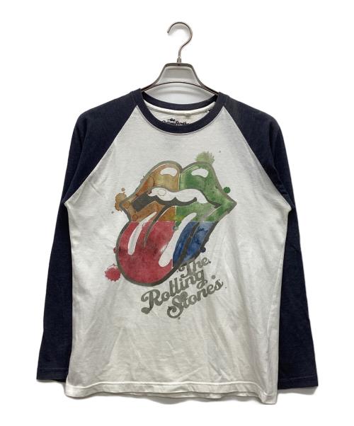 USED（ユーズド）USED (ユーズド) ラグランカットソー ホワイト サイズ:Ｌの古着・服飾アイテム