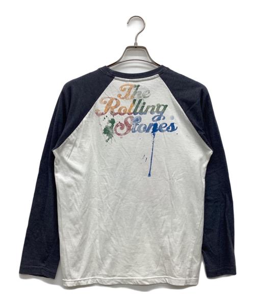 USED（ユーズド）USED (ユーズド) ラグランカットソー ホワイト サイズ:Ｌの古着・服飾アイテム