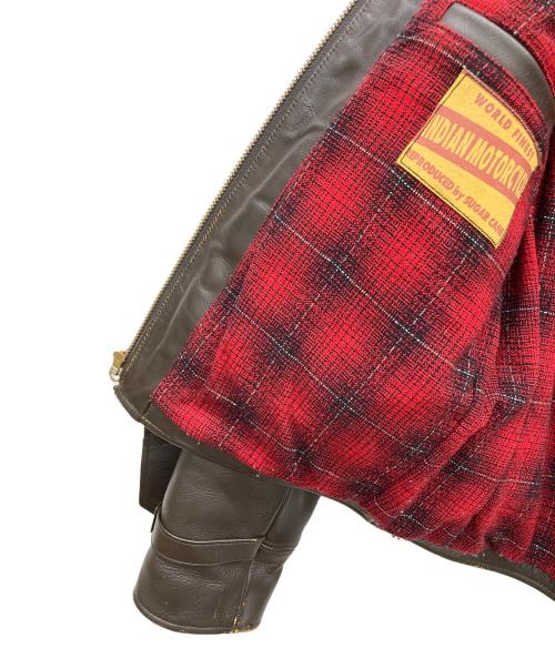 INDIAN MOTORCYCLE（インディアンモーターサイクル）INDIAN MOTORCYCLE (インディアンモーターサイクル) グリズリージャケット ブラック サイズ:36の古着・服飾アイテム