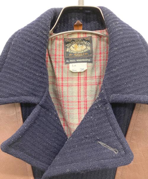 Joe McCOY（ジョーマッコイ）Joe McCOY (ジョーマッコイ) バガボンドジャケット ネイビー×ブラウン サイズ:36の古着・服飾アイテム