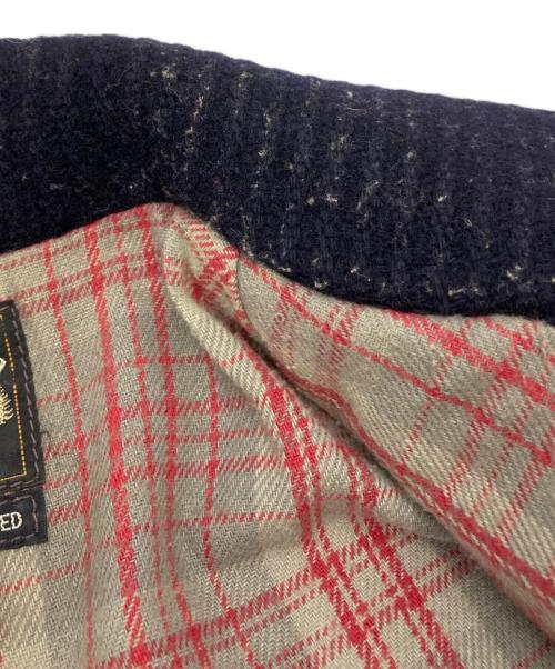 Joe McCOY（ジョーマッコイ）Joe McCOY (ジョーマッコイ) バガボンドジャケット ネイビー×ブラウン サイズ:36の古着・服飾アイテム