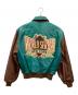 AVIREX (アヴィレックス) STADIUM JACKET グリーン×ブラウン サイズ:M：30000円
