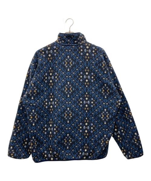 Patagonia（パタゴニア）Patagonia (パタゴニア) 総柄シンチラスナップT ネイビー サイズ:Lの古着・服飾アイテム