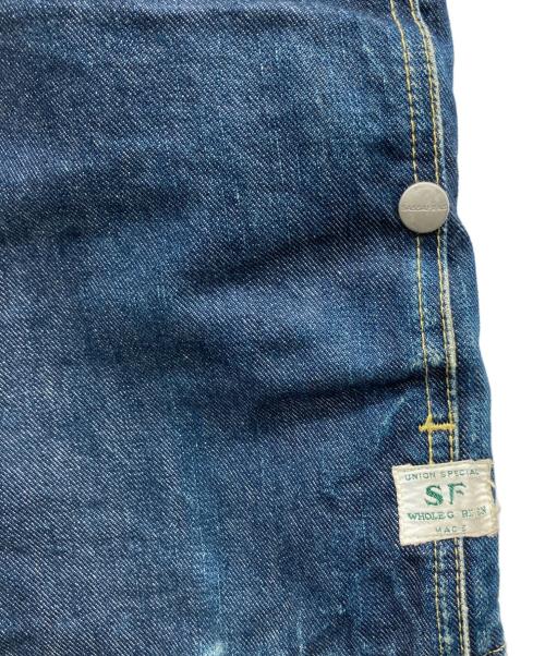 SASSAFRAS（ササフラス）SASSAFRAS (ササフラス) フォールリーフデニムパンツ インディゴ サイズ:Mの古着・服飾アイテム