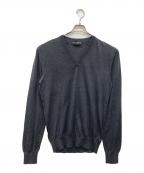 DOLCE & GABBANAドルチェ＆ガッバーナ）の古着「Vネックニット」｜グレー