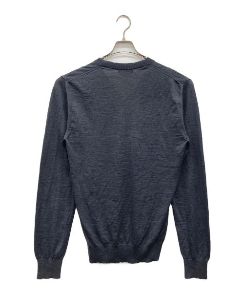 DOLCE & GABBANA（ドルチェ＆ガッバーナ）DOLCE & GABBANA (ドルチェ＆ガッバーナ) Vネックニット グレー サイズ:52の古着・服飾アイテム