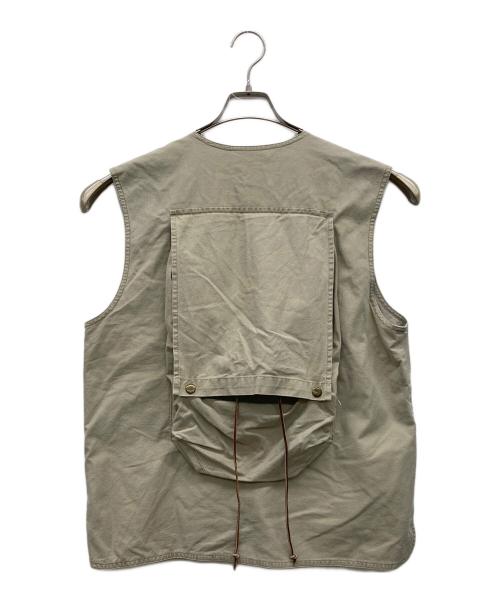 BANANA REPUBLIC（バナナリパブリック）BANANA REPUBLIC (バナナリパブリック) ライフラインフィッシングベスト ベージュ サイズ:Sの古着・服飾アイテム