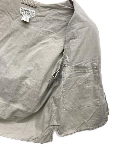 BANANA REPUBLIC（バナナリパブリック）BANANA REPUBLIC (バナナリパブリック) ライフラインフィッシングベスト ベージュ サイズ:Sの古着・服飾アイテム