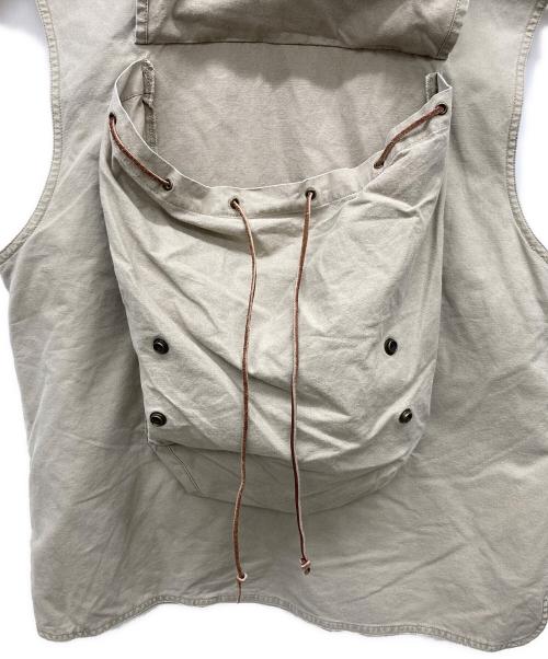 BANANA REPUBLIC（バナナリパブリック）BANANA REPUBLIC (バナナリパブリック) ライフラインフィッシングベスト ベージュ サイズ:Sの古着・服飾アイテム